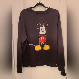 Disney Mickey Mouse Black Sweatshirt